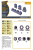 Clear Prop! CPA72163 F-86A wheel set type 1 for CP kits 1/72